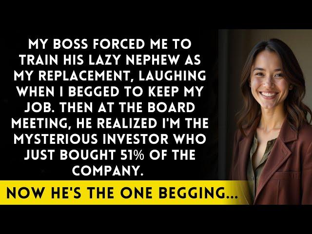 Boss Replaced Me With His Nephew, Laughing At My Protest. Then The Board Meeting Changed Everything.