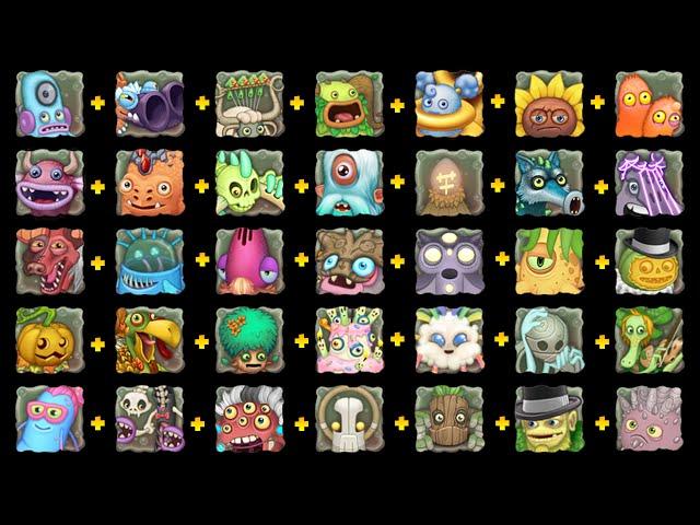 All Breading Combinations - Common ~ My Singing Monsters