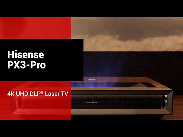 4K UHD DLP Laser TV demonstration with Hisense PX3 Pro