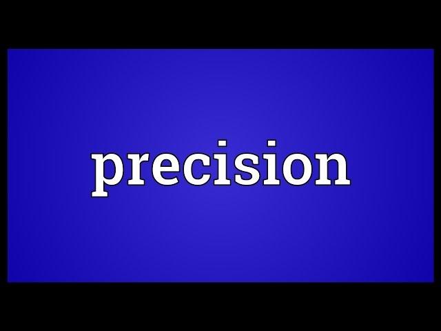 Precision Meaning