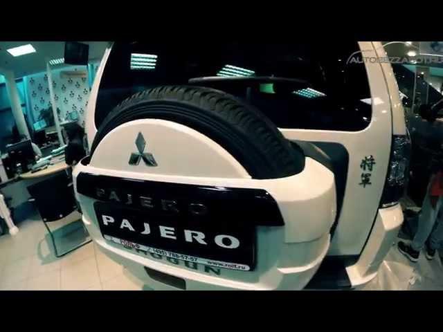 Защита от гравия Mitsubishi Pajero (AUTOBEZZABOT.RU)