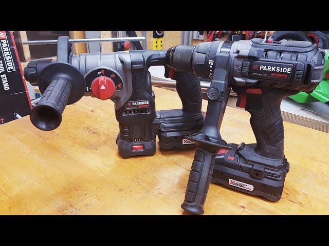 Parkside Performance Hammer drill 80Nm Vs Rotary Hammer Drill