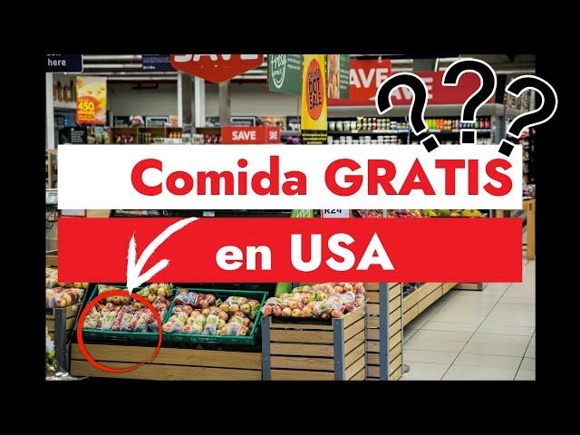 Así es un banco de Comida GRATIS en Estados Unidos. USA.