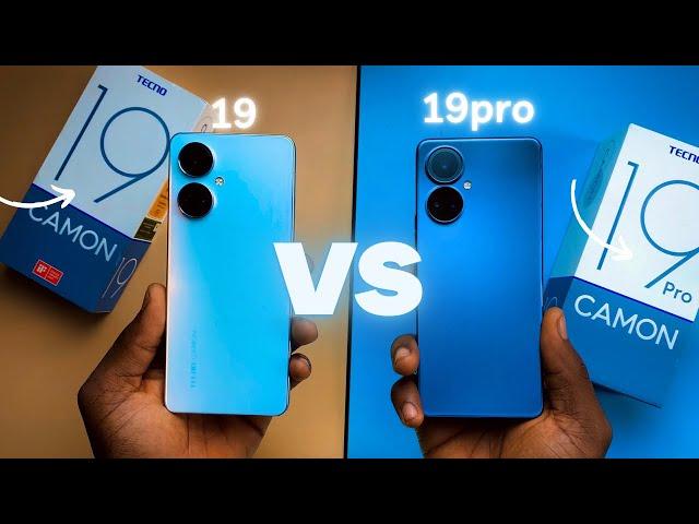 Tecno Camon 19 pro vs Tecno Camon 19