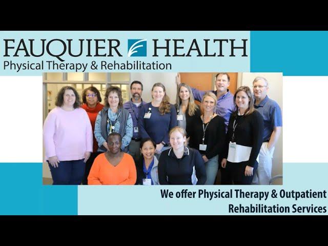 Fauquier Health Physical Therapy and Rehabilitation