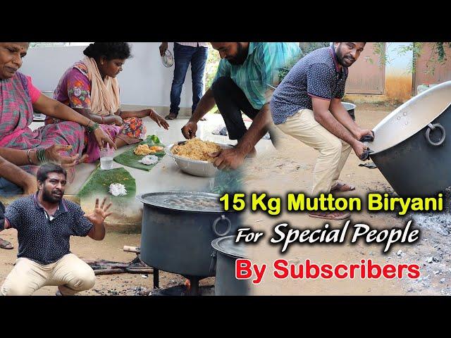 15 Kg Mutton Biryani | Food for Special People By Subscribers | Cooking Explained | Jabbar Bhai