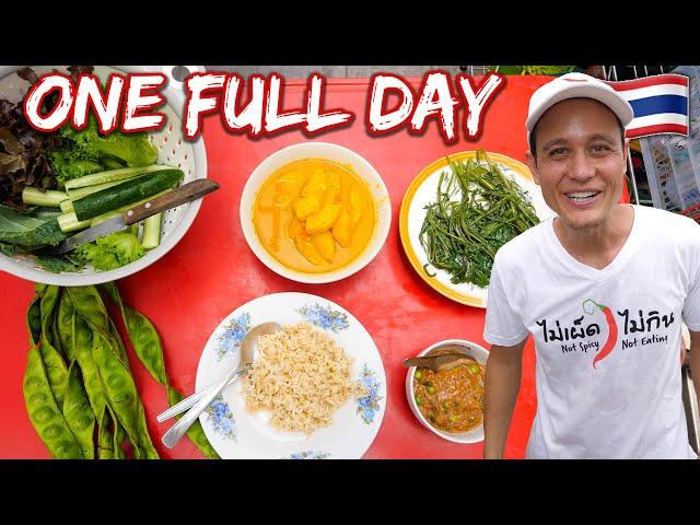 A Day In The Life of a Food Vlogger ️ EVERYTHING I Eat in One Day at Home  Bangkok, Thailand!!