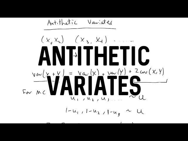Antithetic Variates + R Demo