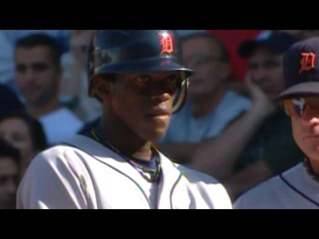 DET@NYY: Cameron Maybin gets first hit in Majors