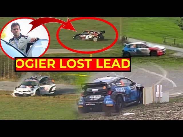  WRC Central European Rally 2024 | CRASH PAJARI & OGIER MISTAKES | Sunday 1º Loop Day 4 Highlights