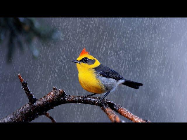 Serene Piano with Birds and Rain ️️️ Relaxation Music to Calm Your Mind and Soul ️