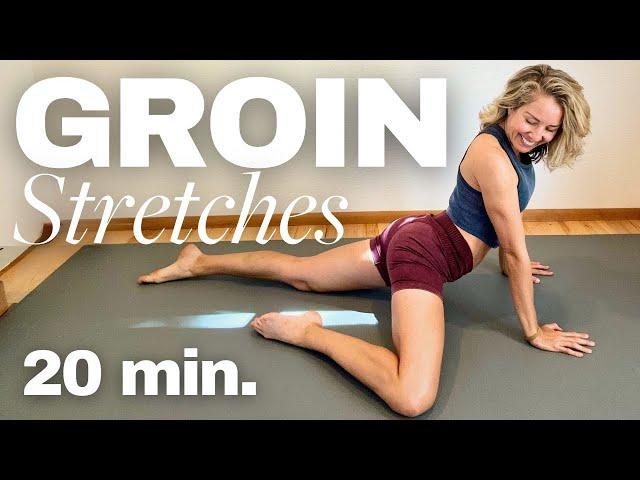 20-Minute Stretching Video for Abs, Hips, and Groin #pelvicfloorhealth