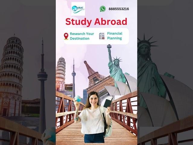 Study Abroad. Study Masters Abroad with UEdC.  #studyabroadconsultants