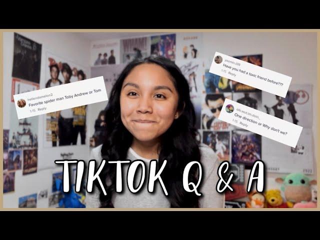 TIKTOK Q & A // imactuallylily