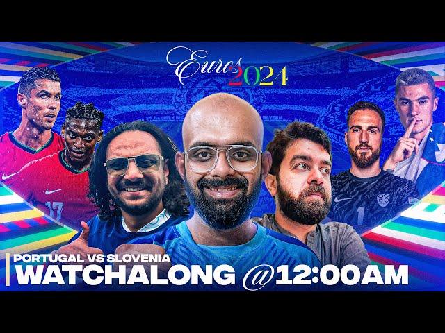 Zero Ball Knowledge | Portugal vs Slovenia | UEFA EURO 2024 Live Watchalong @FantasyScout11Football