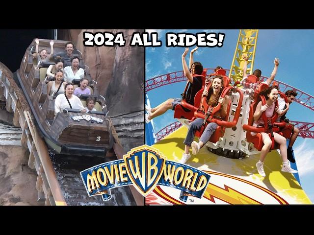 Movie World Gold Coast ALL Rides! | Thrill Rides, Family Rides & MORE! 