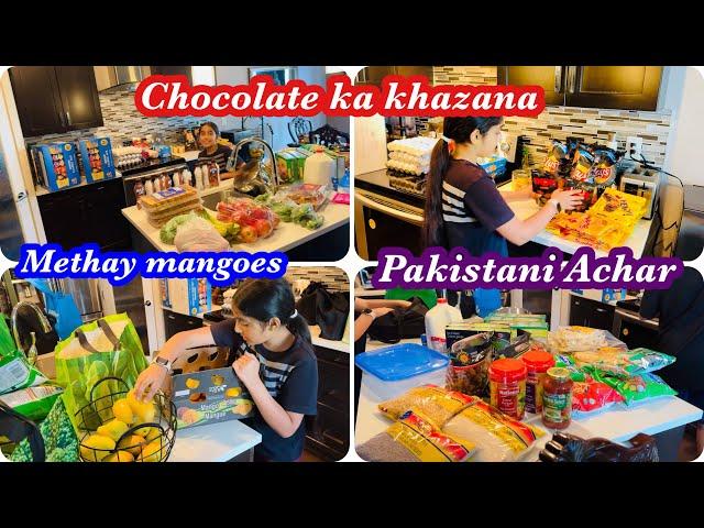 Pakistani achar bara mazedar | Chocolates ka khazana | Canada k mangoes Pakistan jassey?