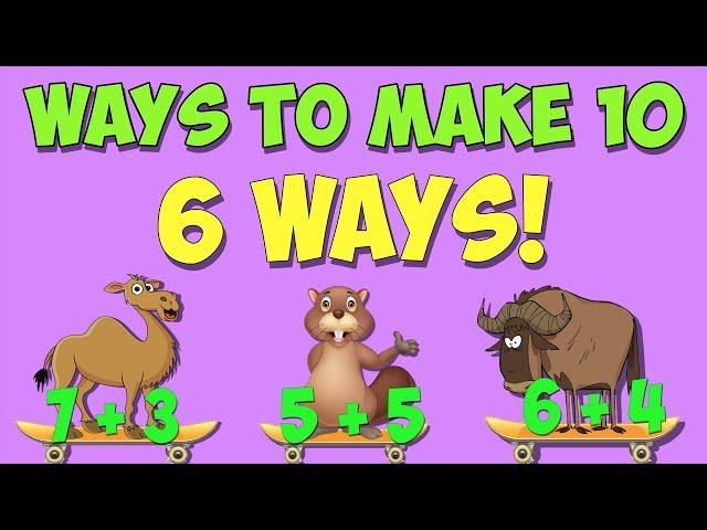 6 Ways to Add to Ten Song