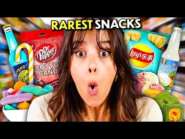 We Try Rare and Bizarre Snacks From Around The World!