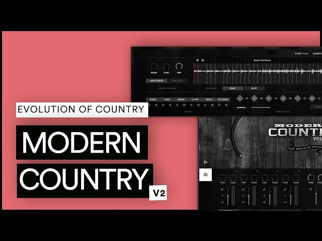 MODERN COUNTRY KONTAKT | Modern Pop Country Library and Country Guitar Samples