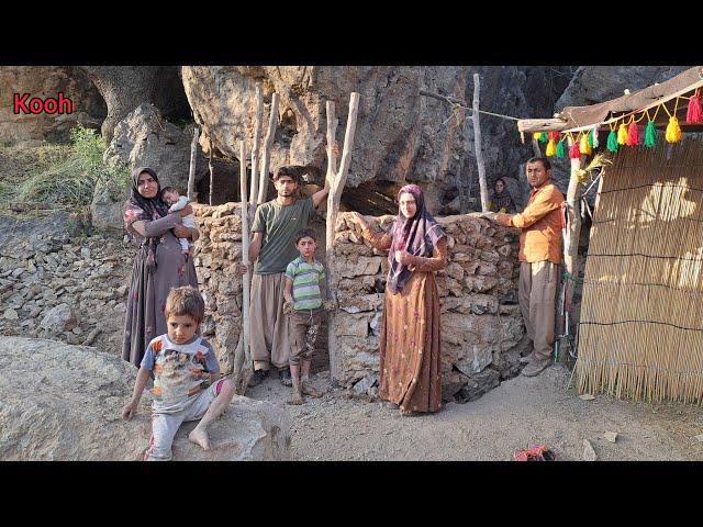 Nomad Life in Iran: Daily Routine and Hut Building