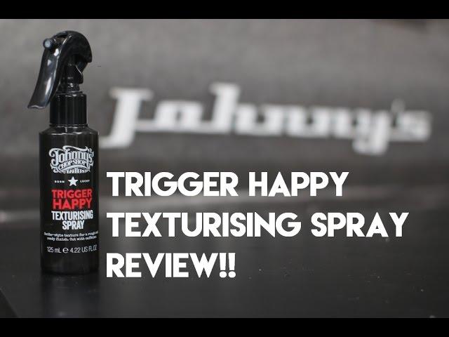 Trigger Happy Texturising Spray Review! || Johnny's Chop Shop || Kieron The Barber