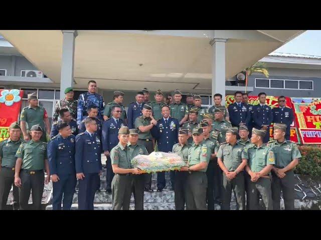 Kodim 0414 Belitung Berikan Ucapan HUT TNI AU di Lanud HAS Hanandjoeddin