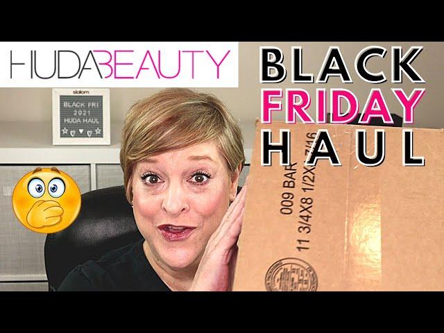 HUDA BEAUTY BLACK FRIDAY SALE HAUL + TRY ON!