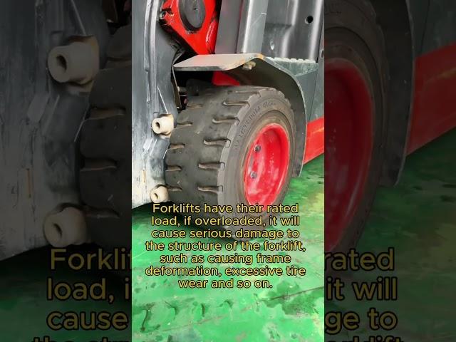 The first of the three common mistakes in forklift truck use.#Forklift#Used forklift for sale