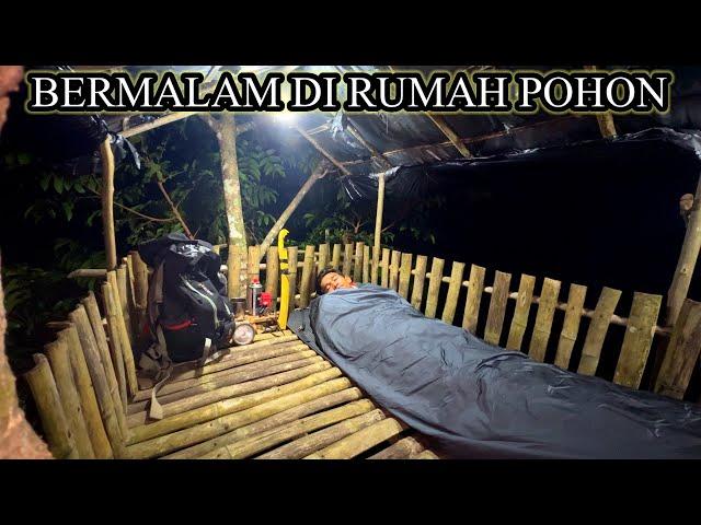 2HARI CAMPING DI ATAS POHON - TIDUR DI RUMAH POHON BESAR