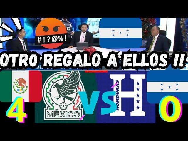 HONDUREÑOS ARDIDOS VS MEXICO ! LOS AYUDARON NO ES JUSTO OTRA VEZ  ! MEXICO GOLEA A HONDURAS !