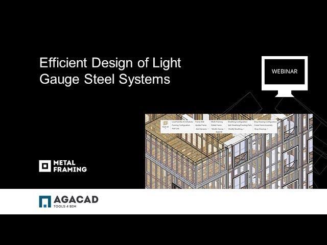 Efficient Design of Light-Gauge Steel Framing Systems in Revit (IMPERIAL)