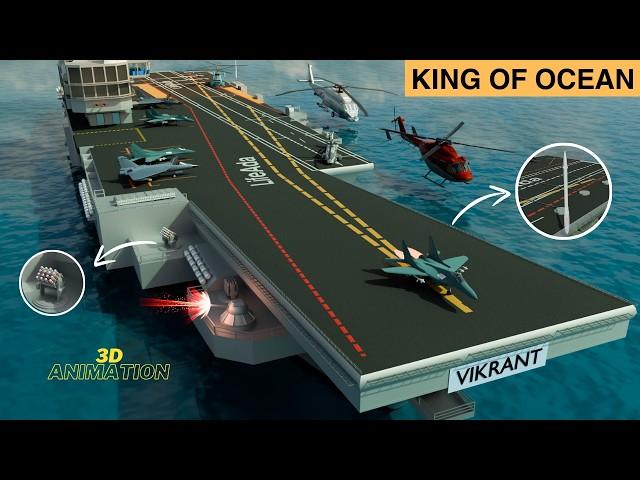 INS Vikrant Explained: The Engineering Marvel of the Indian Navy- 3D Animation