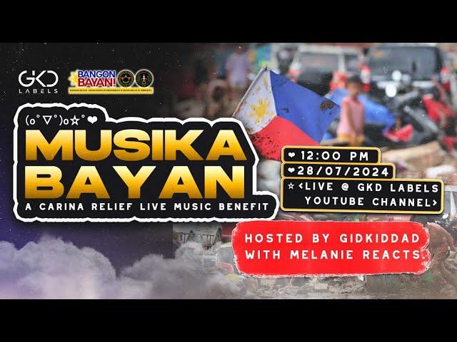 MUSIKA BAYAN | A Carina Relief Live Music Benefit Hosted by GidKidDad with Melanie Reacts