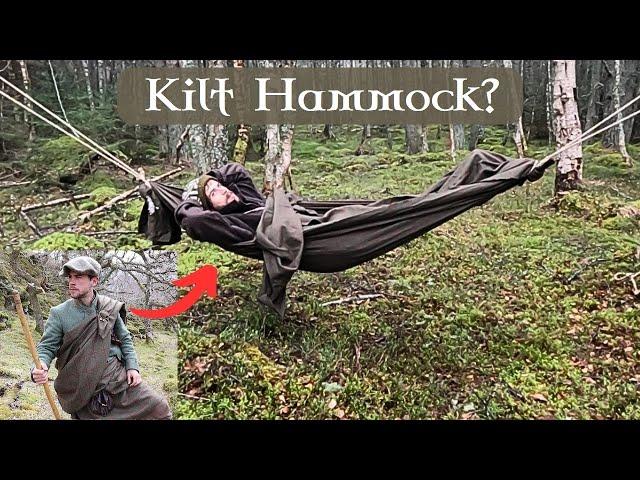 Transform your GREAT KILT into a HAMMOCK? Historical, Survival, Camping Hack