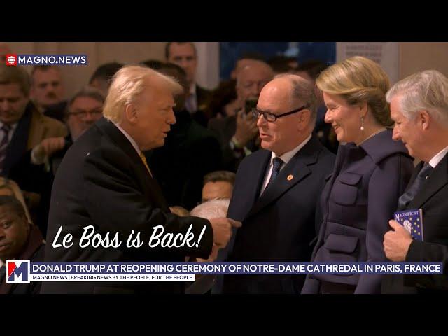 Donald Trump | Best Moments at Notre-Dame Cathedral in Paris, France (Dec 07, 2024)