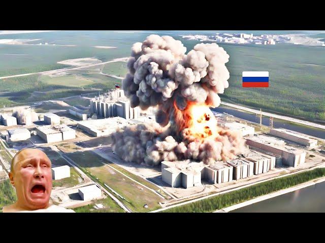 UKRAINE'S REVENGE! ten thousand US missiles trying to attack a Russian nuclear power plant!