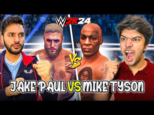 Mike Tyson Vs Jake Paul WWE Fight! | Me Vs My Brother | WWE 2k24 1v1