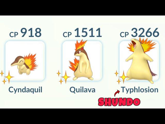 *SHUNDO* LeveL 50 TYPHLOSION Family in Pokemon GO PvP.