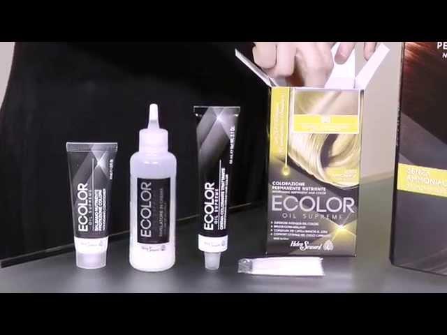 Tutorial ECOLOR OIL SUPREME: ammonia-free coloring treatment