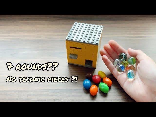 How to build a mini Lego candy machine *7 rounds & no technic pieces*