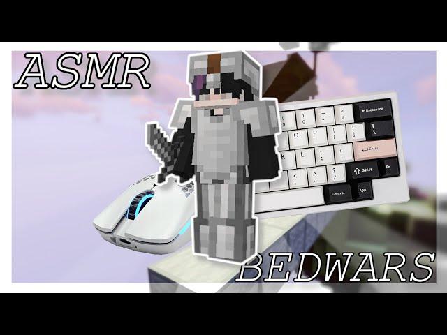 Keyboard + Mouse ASMR Sounds (Handcam) | Hypixel Bedwars