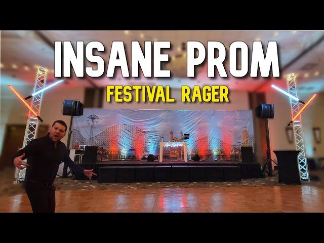 EDM Festival Prom - 900 Student DJ Gig Log (@jbl  VRX + SRX Sound)