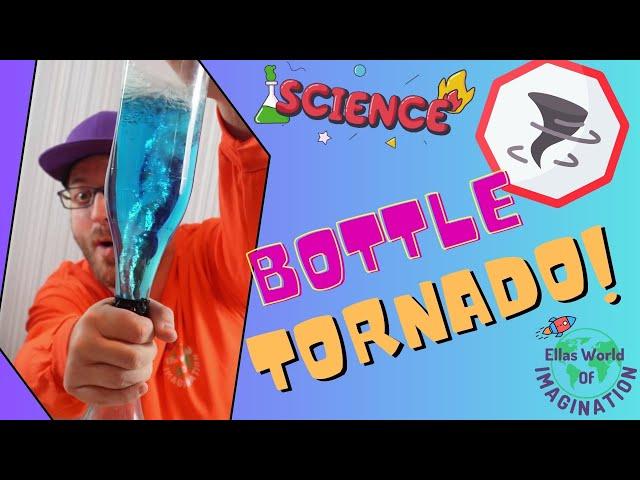 Exploring Weather Science: Water Tornado in a Bottle Experiment for Kids!