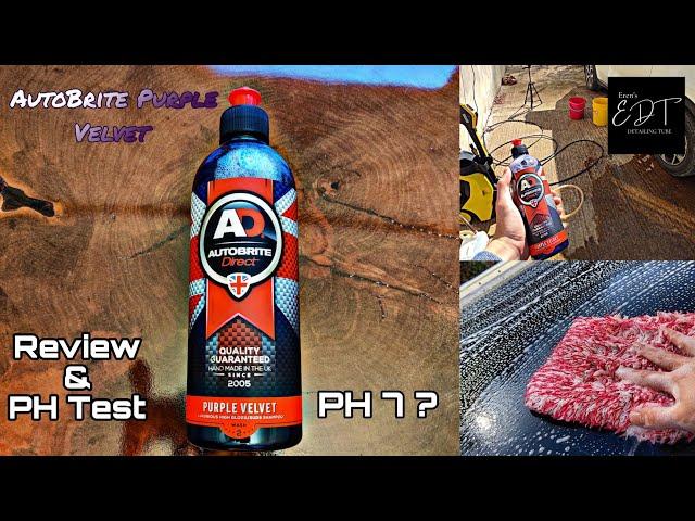 Auto Brite Direct Purple Velvet High Gloss Car Shampoo | Test Review & PH Test