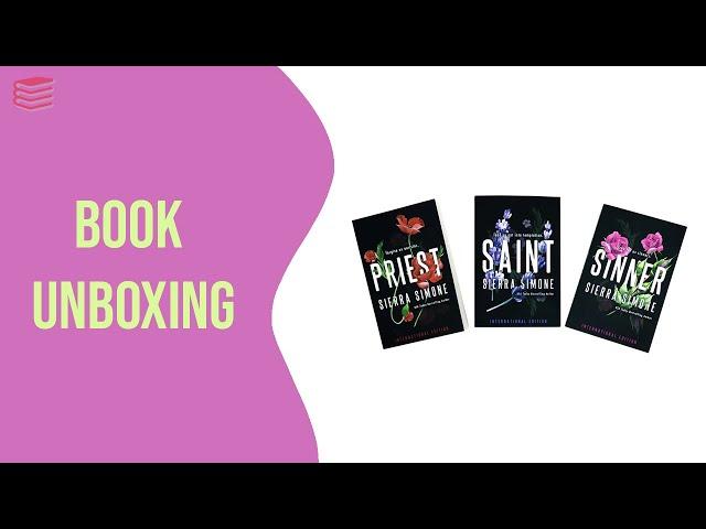 Priest Trilogy by Sierra Simone - Book Unboxing