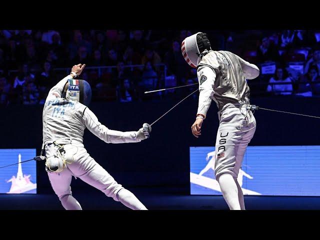 2025 CIP | FINAL | Foconi (Italy) v Massialas (USA) | Men's Foil Fencing Individual World Cup