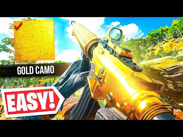 How to UNLOCK GOLD CAMO in 1 Hour! (Easy Headshots) - Black Ops 6 Mastery Camo Guide