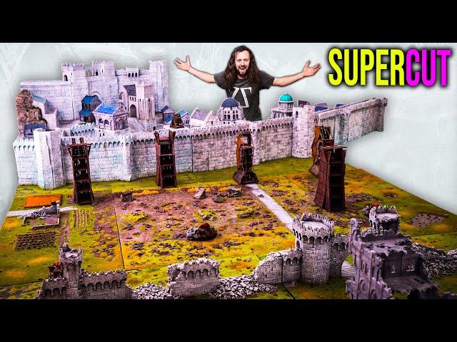 I Made a Gigantic LOTR Fantasy Diorama! [MINAS TIRITH SUPERCUT]