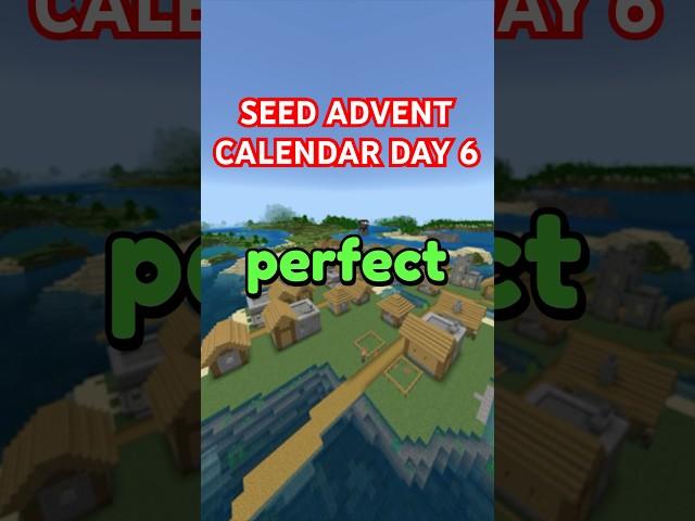 Perfect Survival Seed for Minecraft Bedrock!  #shorts